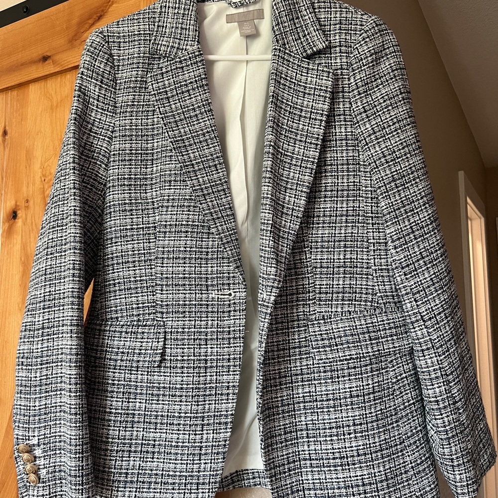 H&M Tweed Blazer- Size Small